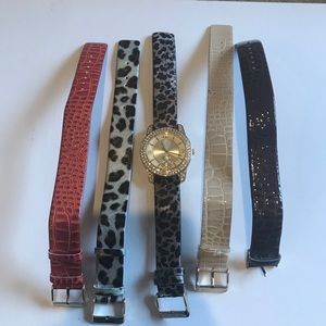 Watch with interchangeable bands